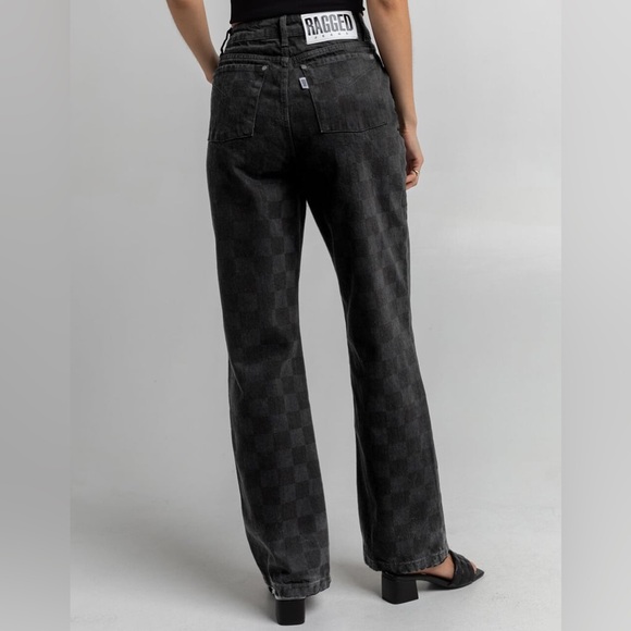 The ragged priest black checkered jeans - Picture 2 of 7